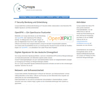 Tablet Screenshot of cynops.de